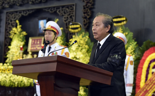 Lễ tang cấp Nhà nước nguyên Bí thư Thành ủy Hà Nội Nguyễn Văn Trân