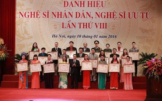 Lấy ý kiến 84 trường hợp được xét tặng danh hiệu Nghệ sĩ nhân dân