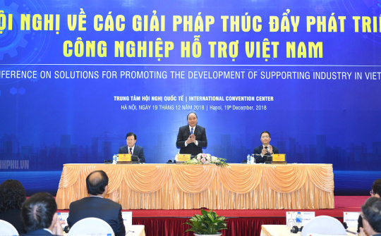 Thủ tướng chủ trì hội nghị bàn giải pháp 'tiếp sức' ngành công nghiệp hỗ trợ