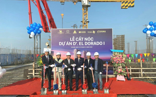 Tân Hoàng Minh chính thức cất nóc dự án D’. El Dorado I