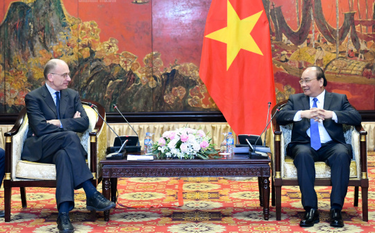 Thủ tướng tiếp Chủ tịch Hiệp hội Italy – ASEAN