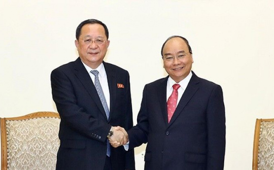 Thủ tướng tiếp Bộ trưởng Ngoại giao Triều Tiên