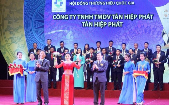 Tôn vinh 97 doanh nghiệp có sản phẩm đạt thương hiệu quốc gia