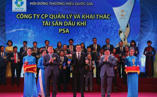 PVN có 5 doanh nghiệp được công nhận Thương hiệu Quốc gia năm 2018