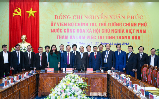 Thủ tướng: Thanh Hóa cần có tầm nhìn "tứ sơn"