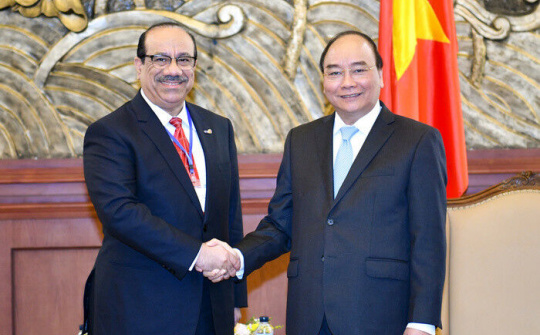 Thủ tướng tiếp các nhà đầu tư vào dự án lọc hóa dầu Nghi Sơn