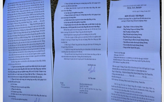 Có hay không việc “Gài bẫy” để làm mất uy tín và danh dự của Chủ tịch xã Quảng Nhân, Thanh Hóa?