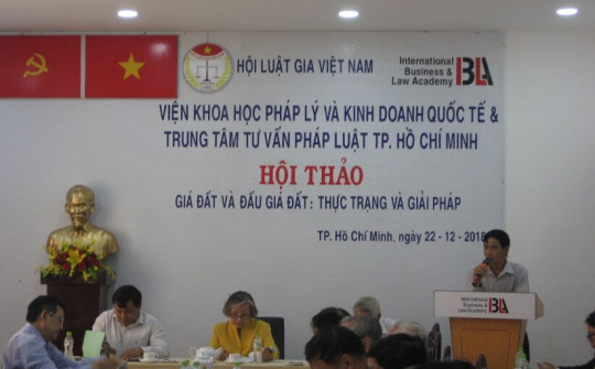 “Hội nghị diên hồng” của các Luật gia bàn về giá đất và khung giá đất