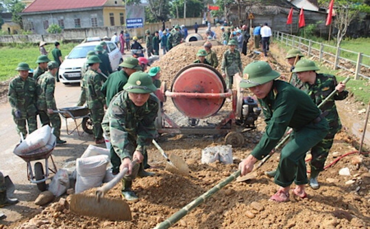 Kết hợp kinh tế - xã hội với quốc phòng