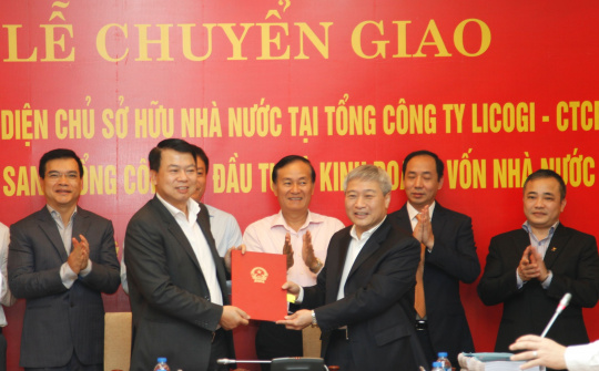 Bộ xây dựng chuyển giao hơn 40% vốn nhà nước về SCIC
