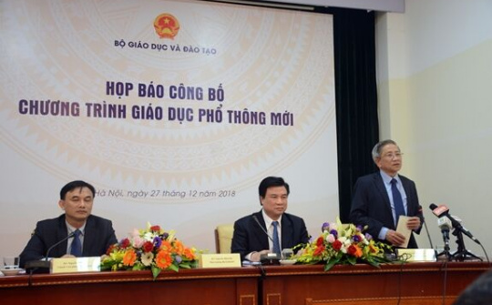 Bộ Giáo dục và Đào tạo công bố Chương trình giáo dục phổ thông mới