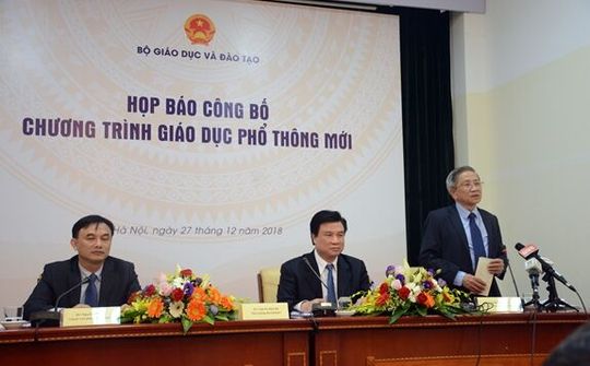 Bộ Giáo dục và Đào tạo công bố Chương trình giáo dục phổ thông mới