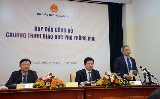 Bộ Giáo dục và Đào tạo công bố Chương trình giáo dục phổ thông mới