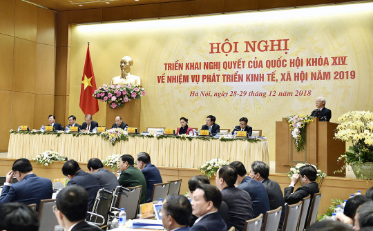 Tổng Bí thư, Chủ tịch nước Nguyễn Phú Trọng: Phấn đấu năm 2019 đạt kết quả cao hơn năm 2018