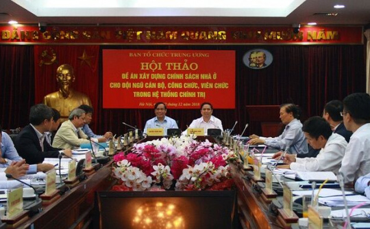 Xây dựng chính sách nhà ở cho cán bộ, công chức, viên chức