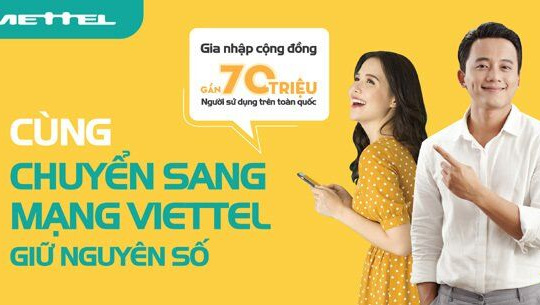 Viettel đến tận nhà hỗ trợ khách hàng chuyển mạng giữ số