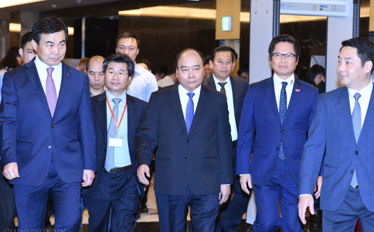 Thủ tướng dự Diễn đàn doanh nghiệp về xu thế chuyển dịch thương mại toàn cầu