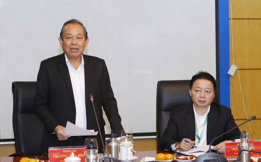 Thẩm tra việc thực hiện Nghị quyết Trung ương 4, Chỉ thị 05 tại Ban Cán sự Đảng Bộ TN&MT