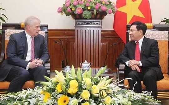 Phó Thủ tướng, Bộ trưởng Ngoại giao Phạm Bình Minh tiếp Công tước xứ York, Hoàng tử Andrew
