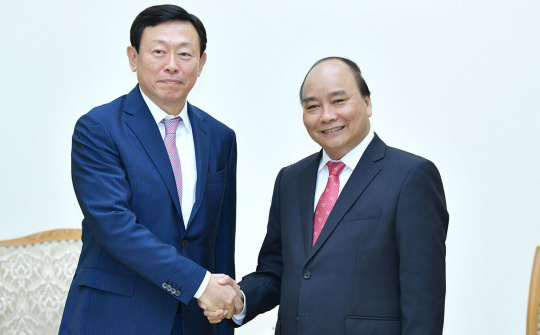 Thủ tướng đề nghị Tập đoàn Lotte thành lập quỹ khởi nghiệp tại Việt Nam