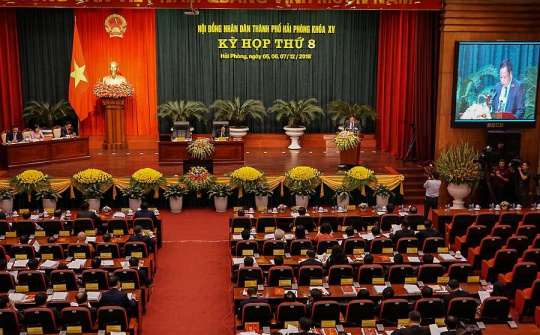 Hải Phòng: Khai mạc kỳ họp thứ 8, Hội đồng Nhân dân thành phố khóa 15