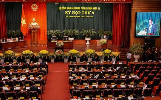 Hải Phòng: Khai mạc kỳ họp thứ 8, Hội đồng Nhân dân thành phố khóa 15