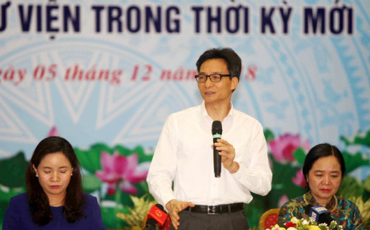 Phó Thủ tướng Vũ Đức Đam dự hội thảo về đổi mới hoạt động thư viện