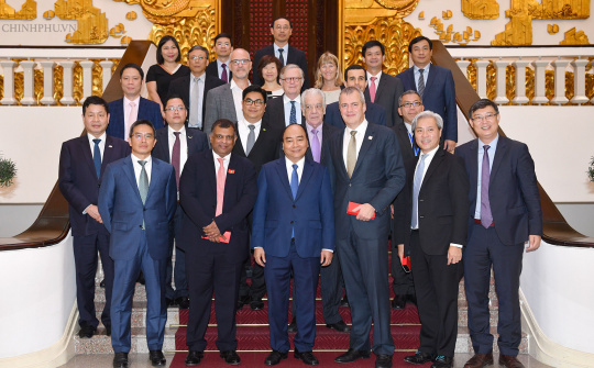 Thủ tướng Chính phủ tiếp các vị khách quốc tế