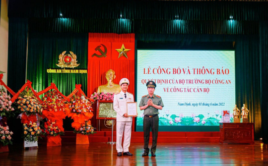 Công an tỉnh Nam Định có tân Giám đốc
