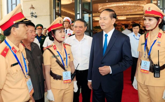 Chủ tịch nước Trần Đại Quang tổng duyệt các hoạt động của APEC.
