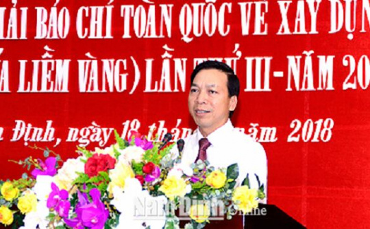 Nam Định tổ chức Hội nghị triển khai Giải Búa liềm vàng lần thứ III – năm 2018