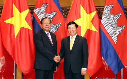 Việt Nam, Campuchia nhất trí tăng cường hợp tác nhiều lĩnh vực