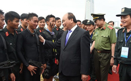 Thủ tướng dự lễ xuất quân, diễn tập phương án bảo vệ Tuần lễ Cấp cao APEC