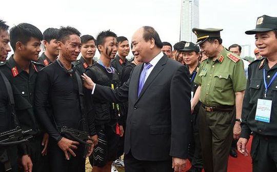Thủ tướng dự lễ xuất quân, diễn tập phương án bảo vệ Tuần lễ Cấp cao APEC