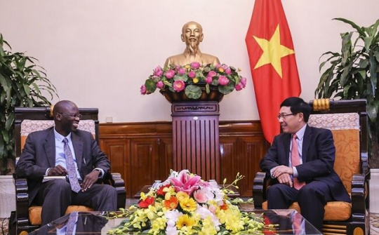 Phó Thủ tướng Phạm Bình Minh tiếp Giám đốc WB tại Việt Nam