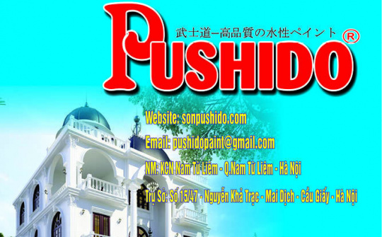 Sơn Pushido - Doanh nghiệp sơn hàng đầu nhận giải thưởng Thương Hiệu Vàng Thăng Long năm 2017
