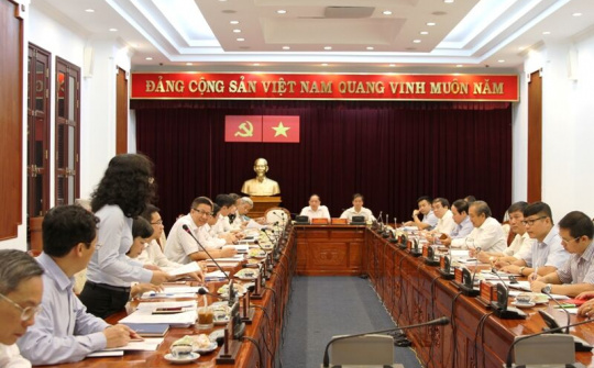 Phó Thủ tướng Trương Hòa Bình làm việc với TPHCM về cải cách tư pháp