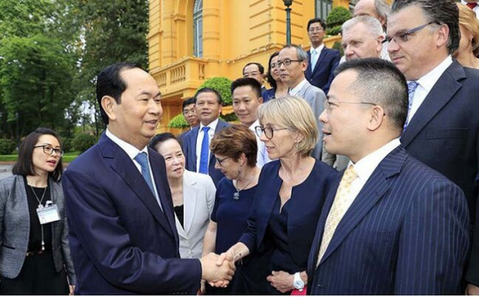 Chủ tịch nước Trần Đại Quang gặp mặt thân mật các nhà khoa học