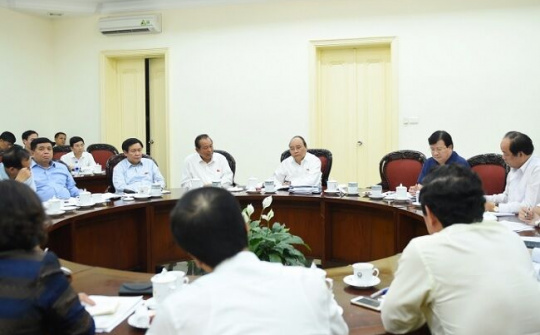 Thủ tướng họp về kịch bản tăng trưởng GDP 2017