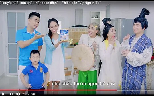 Vinamilk dẫn đầu bảng xếp hạng quảng cáo YouTube khu vực Châu Á - Thái Bình Dương