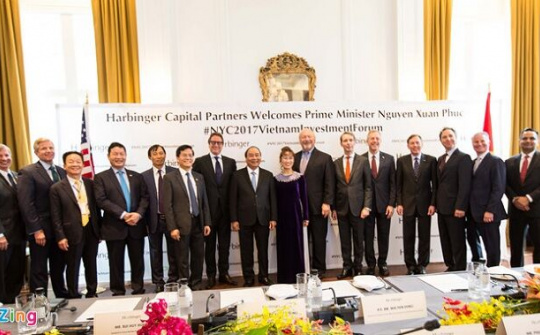Thủ tướng gặp gần 20 nhà tài phiệt hàng đầu nước Mỹ