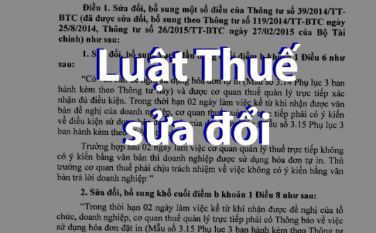 Từ hôm nay, rút ngắn thời gian làm thủ tục về hóa đơn