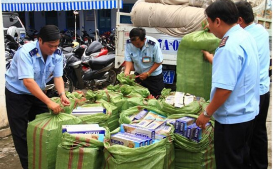 Thí điểm đấu giá thuốc lá ngoại nhập lậu bị tịch thu để xuất khẩu
