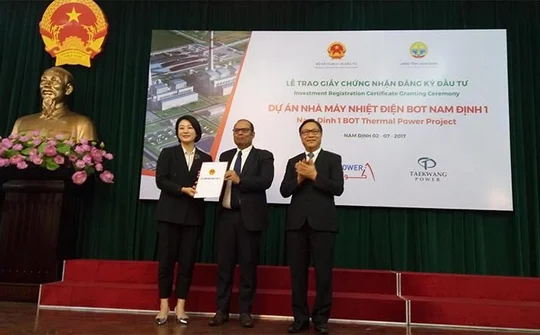 Nam Định đón dự án nhiệt điện lớn vốn hơn 2 tỷ USD