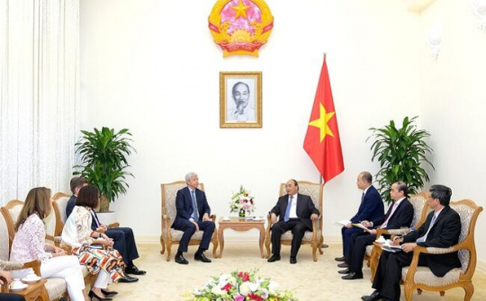 Thủ tướng tiếp Chủ tịch Tập đoàn J.P.Morgan