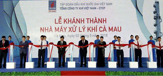 Chủ tịch Quốc hội Nguyễn Thị Kim Ngân dự Lễ khánh thành Dự án Nhà máy xử lý khí Cà Mau