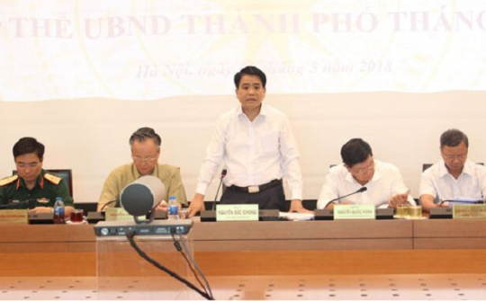 Tập thể UBND TP Hà Nội xem xét 6 nội dung thuộc thẩm quyền