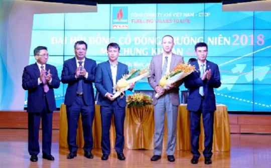 PV GAS thông qua 9 tờ trình, dự kiến chia cổ tức 40% trong năm 2018