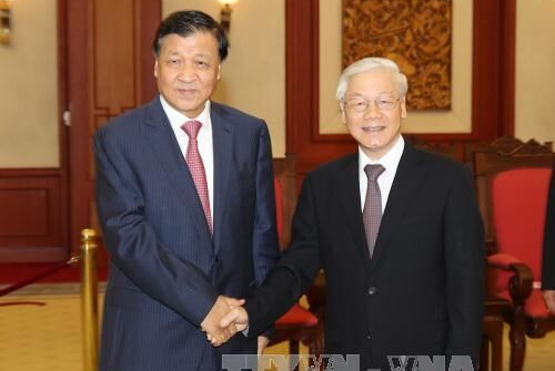 Tổng Bí thư Nguyễn Phú Trọng tiếp Đoàn đại biểu Đảng Cộng sản Trung Quốc