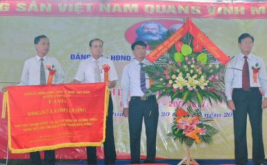 Vinh Quang: Một trong những địa phương đi đầu trong xây dựng nông thôn mới